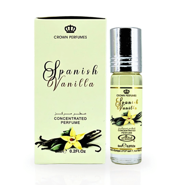 Spanish Vanilla Perfume Oil CPO – 6ml (0.2 oz) by Al Rehab